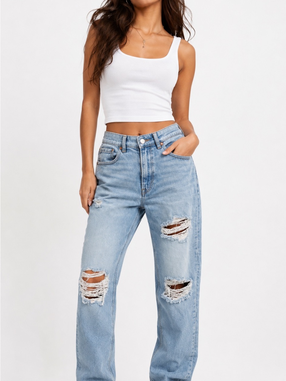 American Eagle distressed jeans